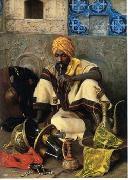 unknow artist Arab or Arabic people and life. Orientalism oil paintings 561